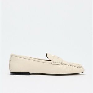 Zara Cream Women's Loafers